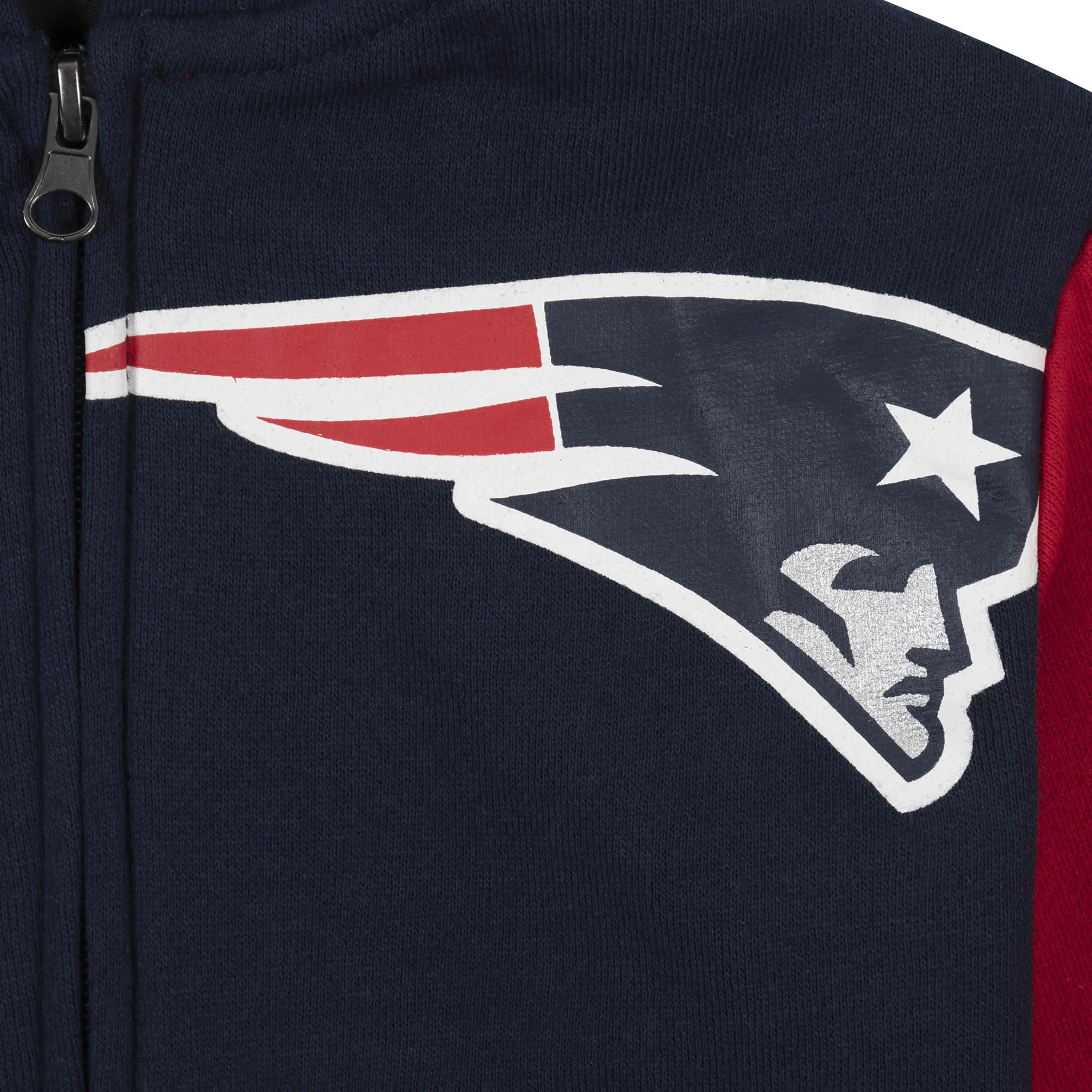 New England Patriots Zip Up Sweatshirt