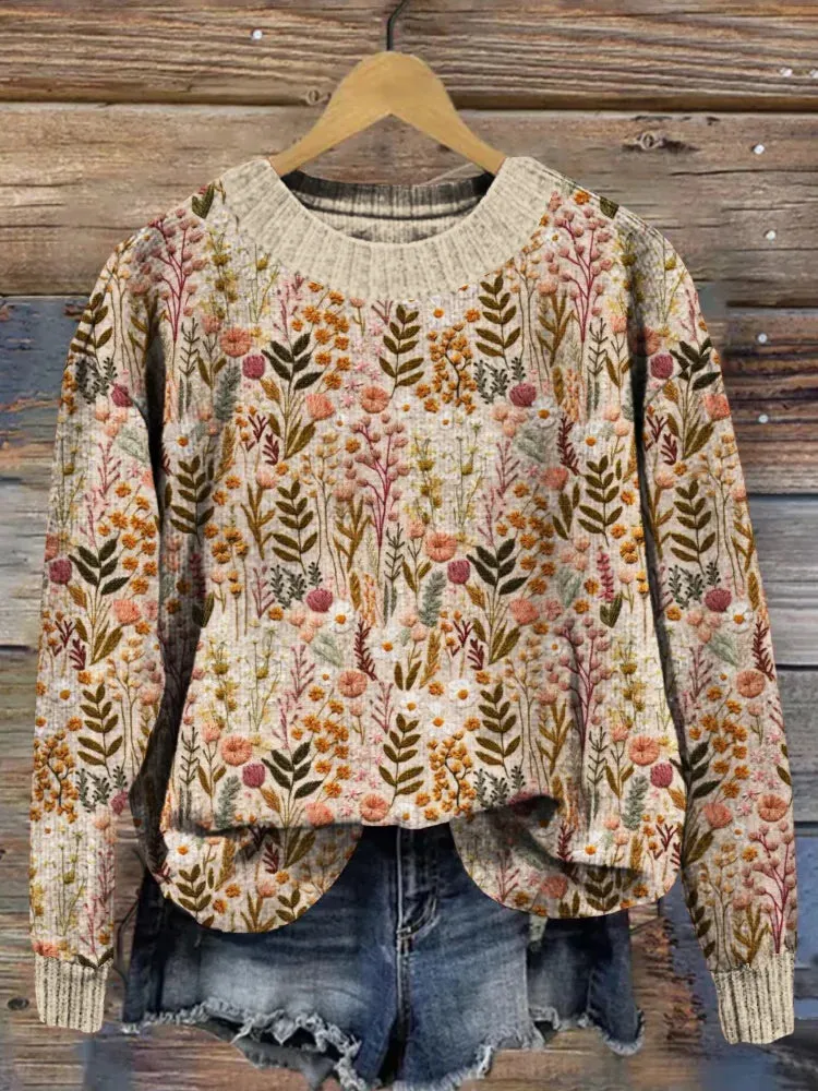 NOVA™ | COMFORTABLE FLORAL SWEATER FOR WOMEN