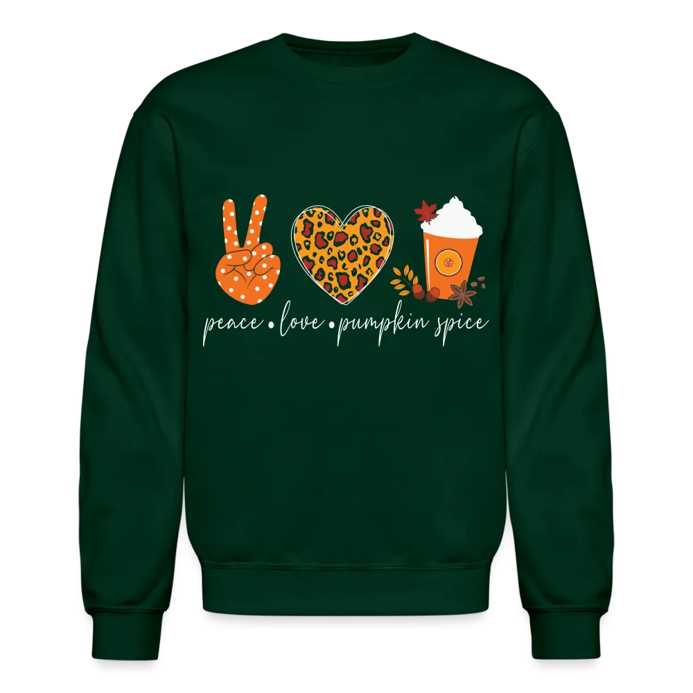 Peace Love Pumpkin Spice Sweatshirt