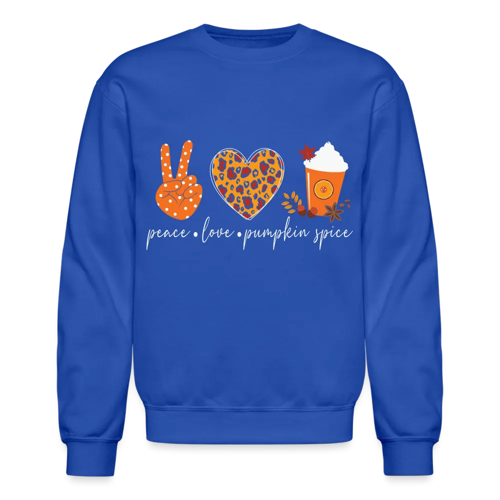 Peace Love Pumpkin Spice Sweatshirt