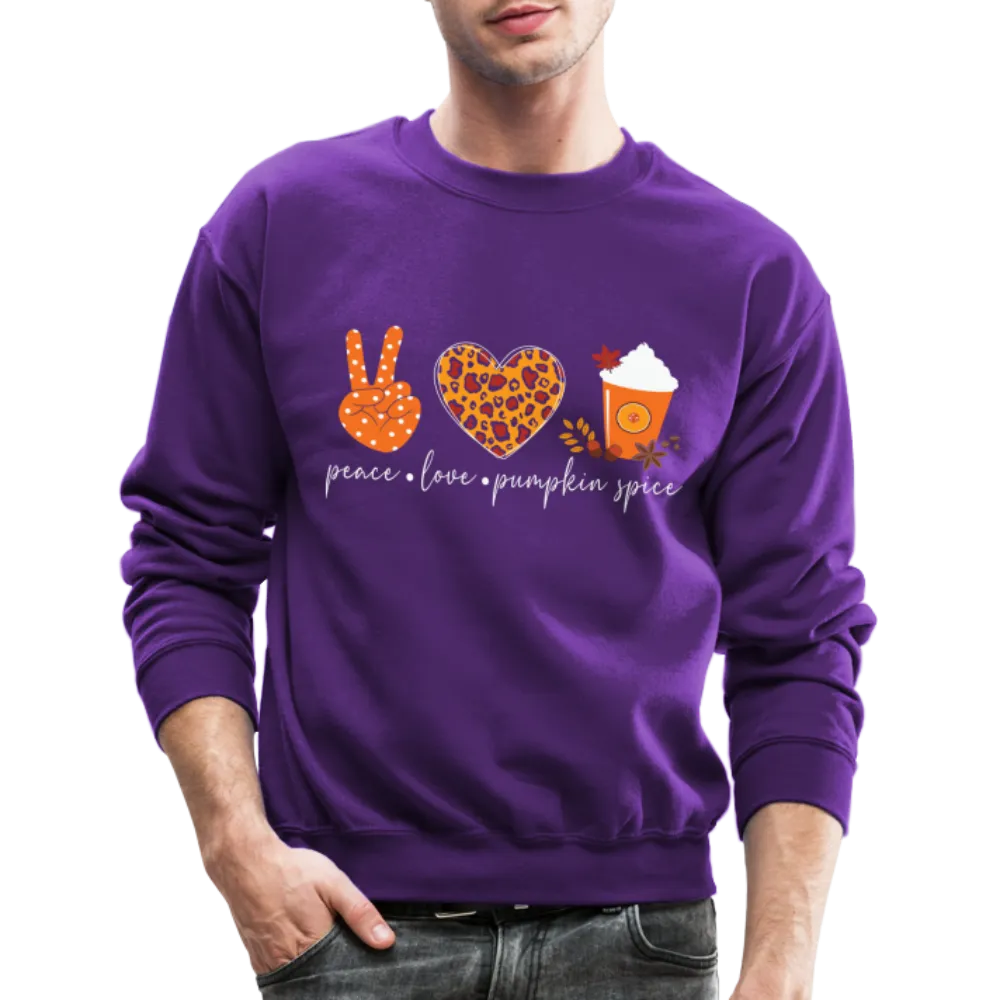 Peace Love Pumpkin Spice Sweatshirt