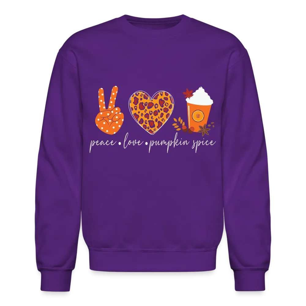 Peace Love Pumpkin Spice Sweatshirt