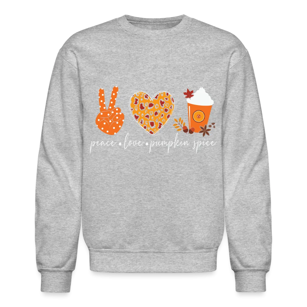 Peace Love Pumpkin Spice Sweatshirt