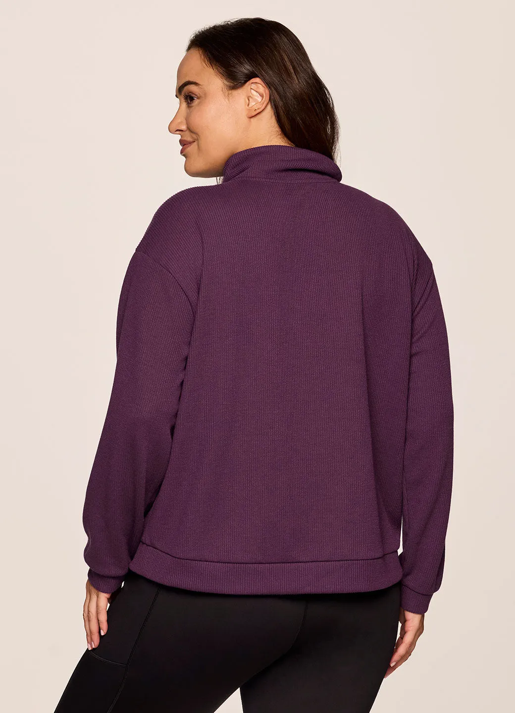 Plus Harbor Ribbed 1/4 Zip