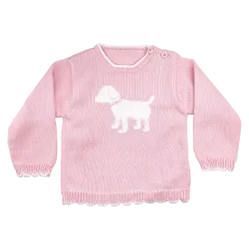 Puppy Sweater - Pink