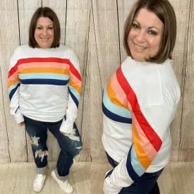 Rainbow Knit Pullover