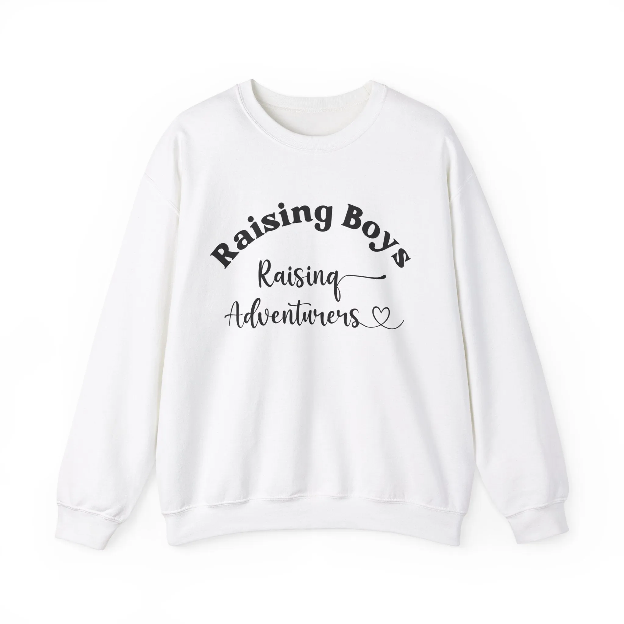 Raising Boys Mom Sweatshirt Adventurers Crewneck