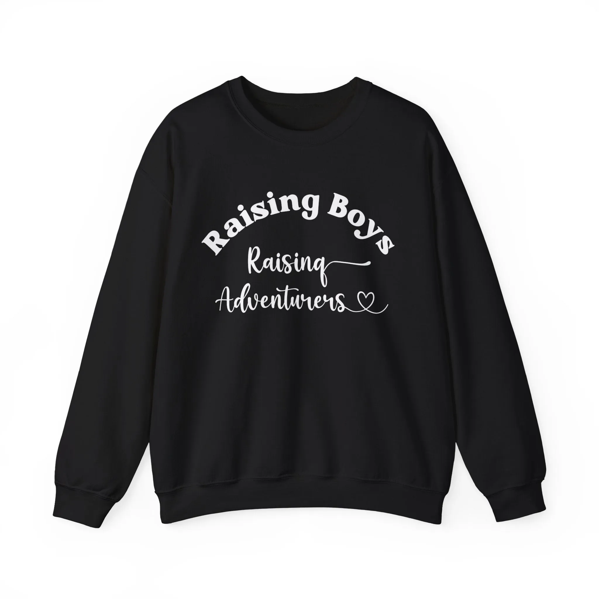 Raising Boys Mom Sweatshirt Adventurers Crewneck