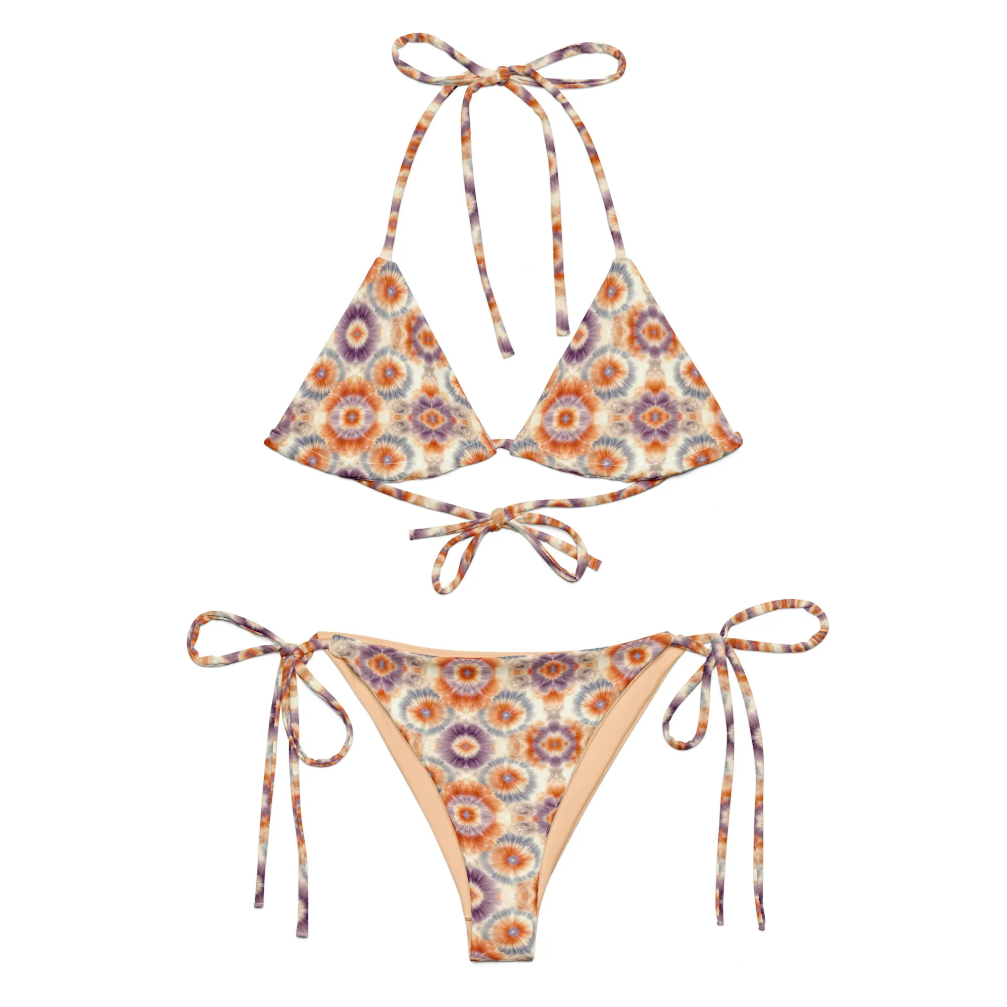 Recycled String Bikini Sunset Dream