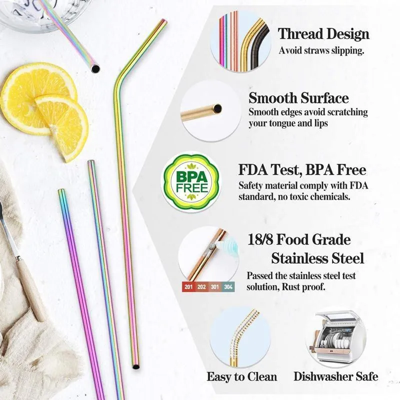 Reusable Metal Straws