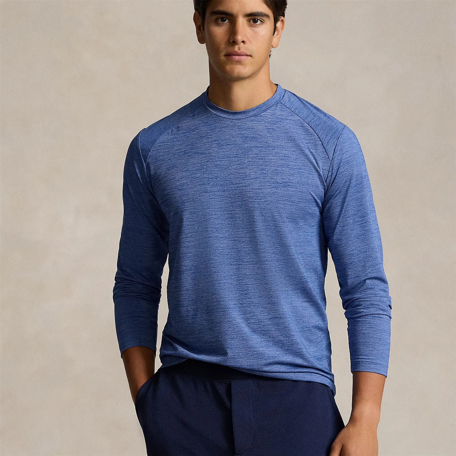 RLX Micro Mesh Pullover Fog Blue - AW24