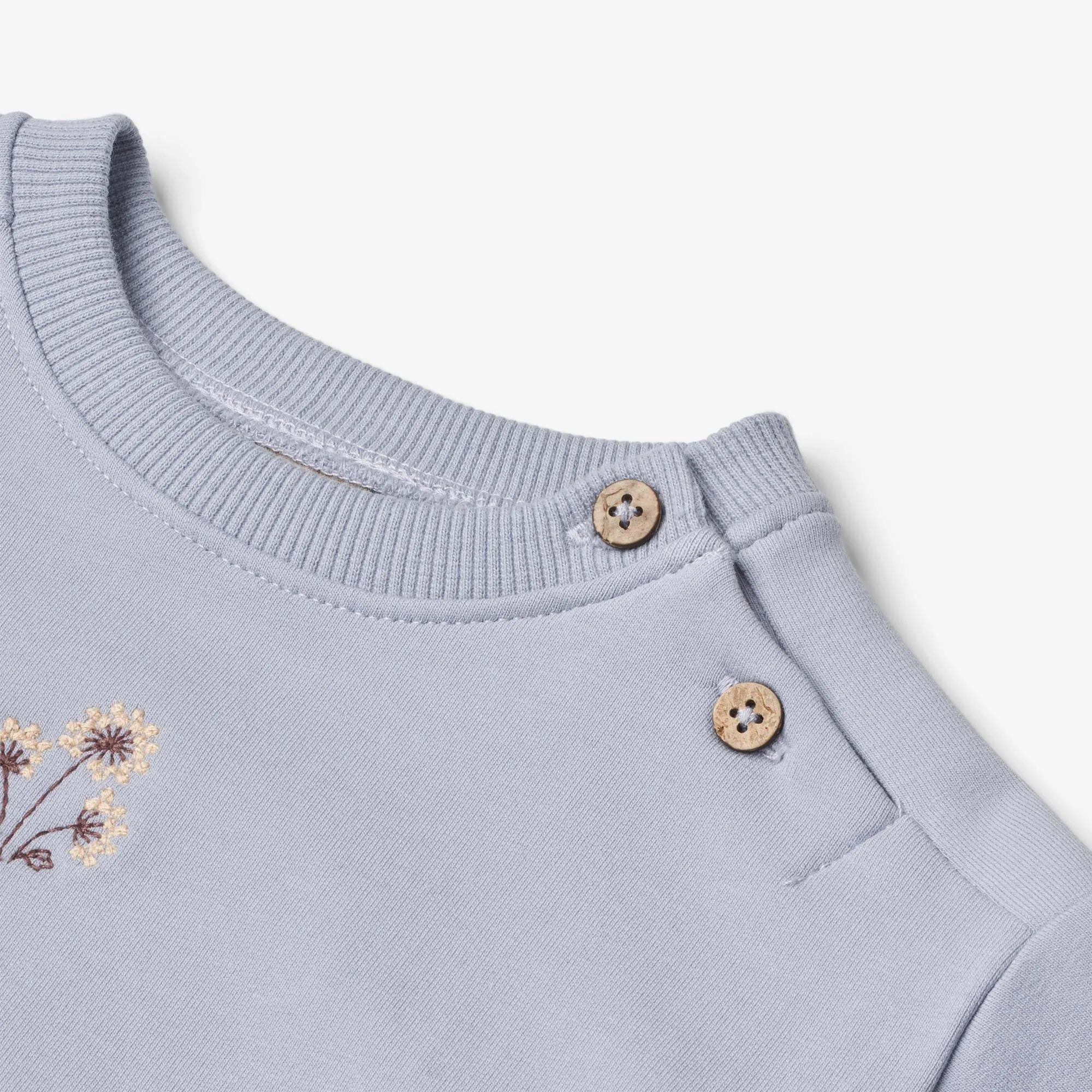 Sweatshirt Eliza Embroidery | Baby - ice purple