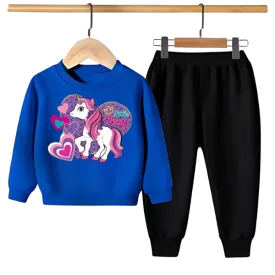 UNICORN PRINTED SWEATSHIRT SET