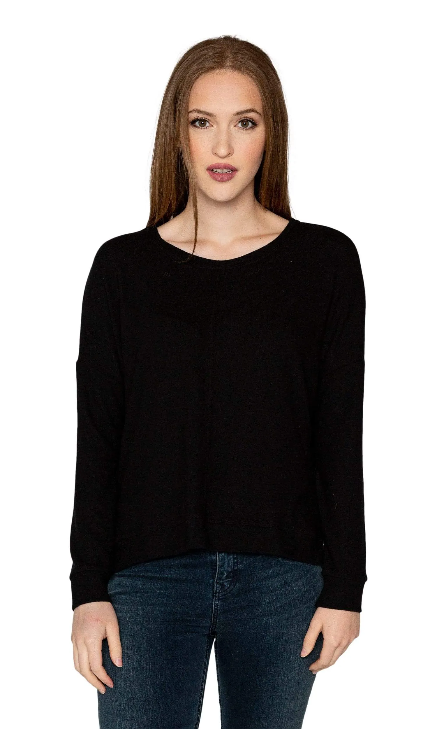 Velvet by Graham & Spencer Robina Cozy Jersey Long Sleeve Top