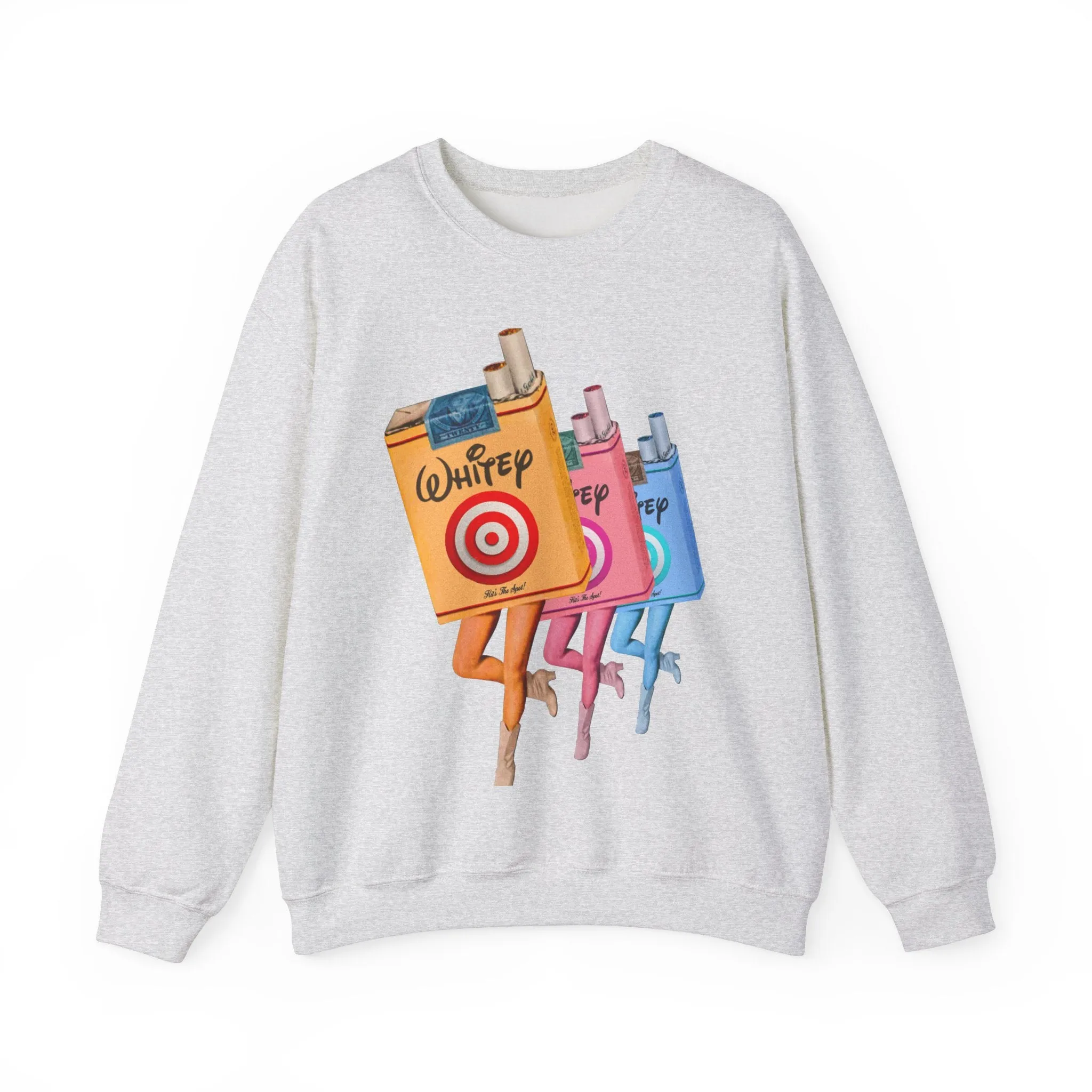 WHITEY/CIGARETTE Heavy Crewneck Sweatshirt