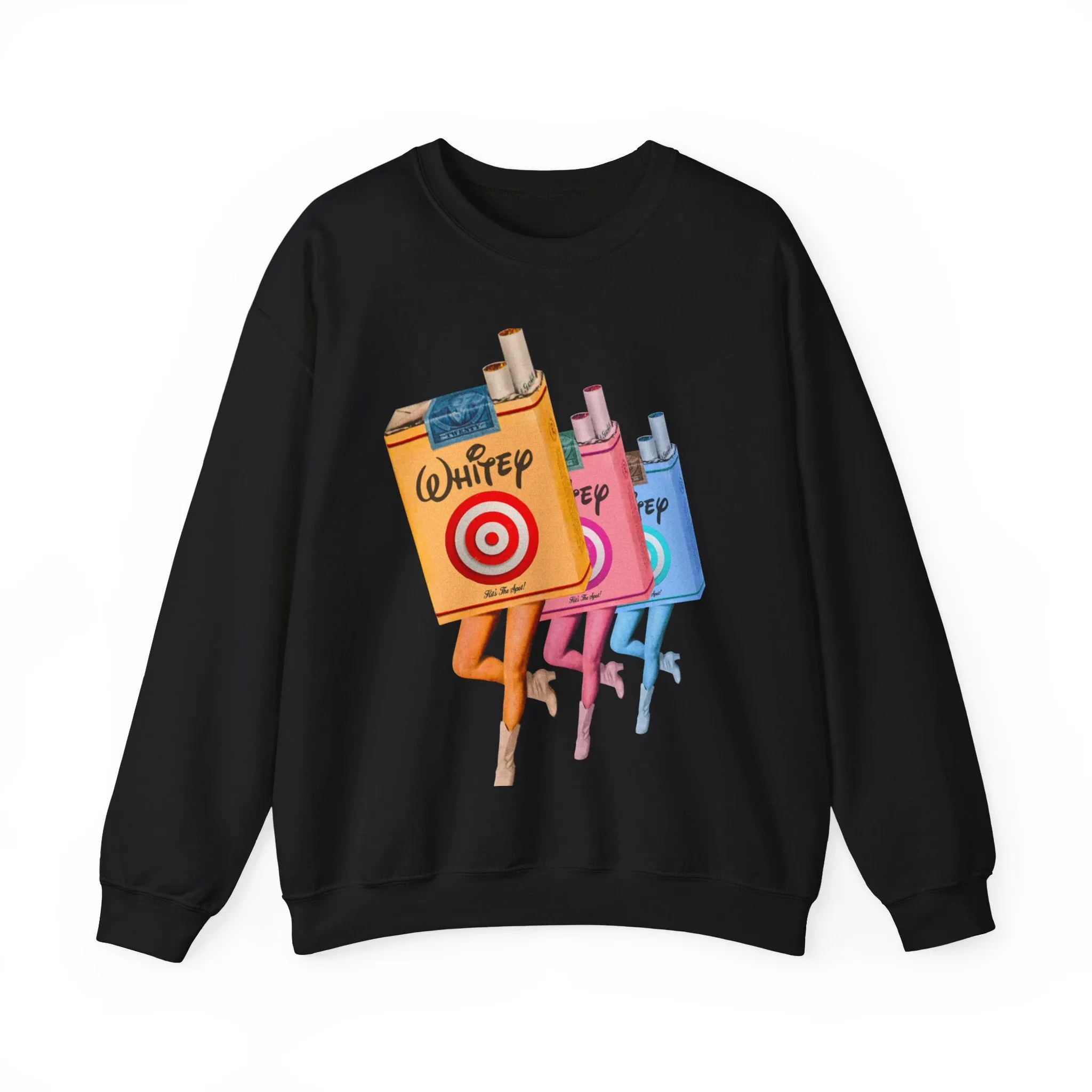 WHITEY/CIGARETTE Heavy Crewneck Sweatshirt