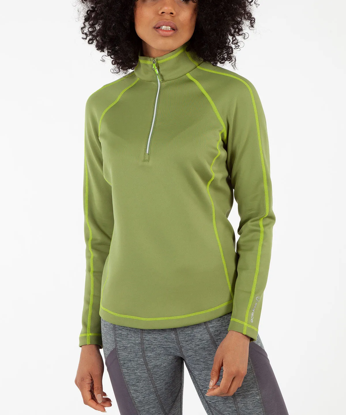 Women's Maddy Lightweight Stretch Thermal Half-Zip Pullover