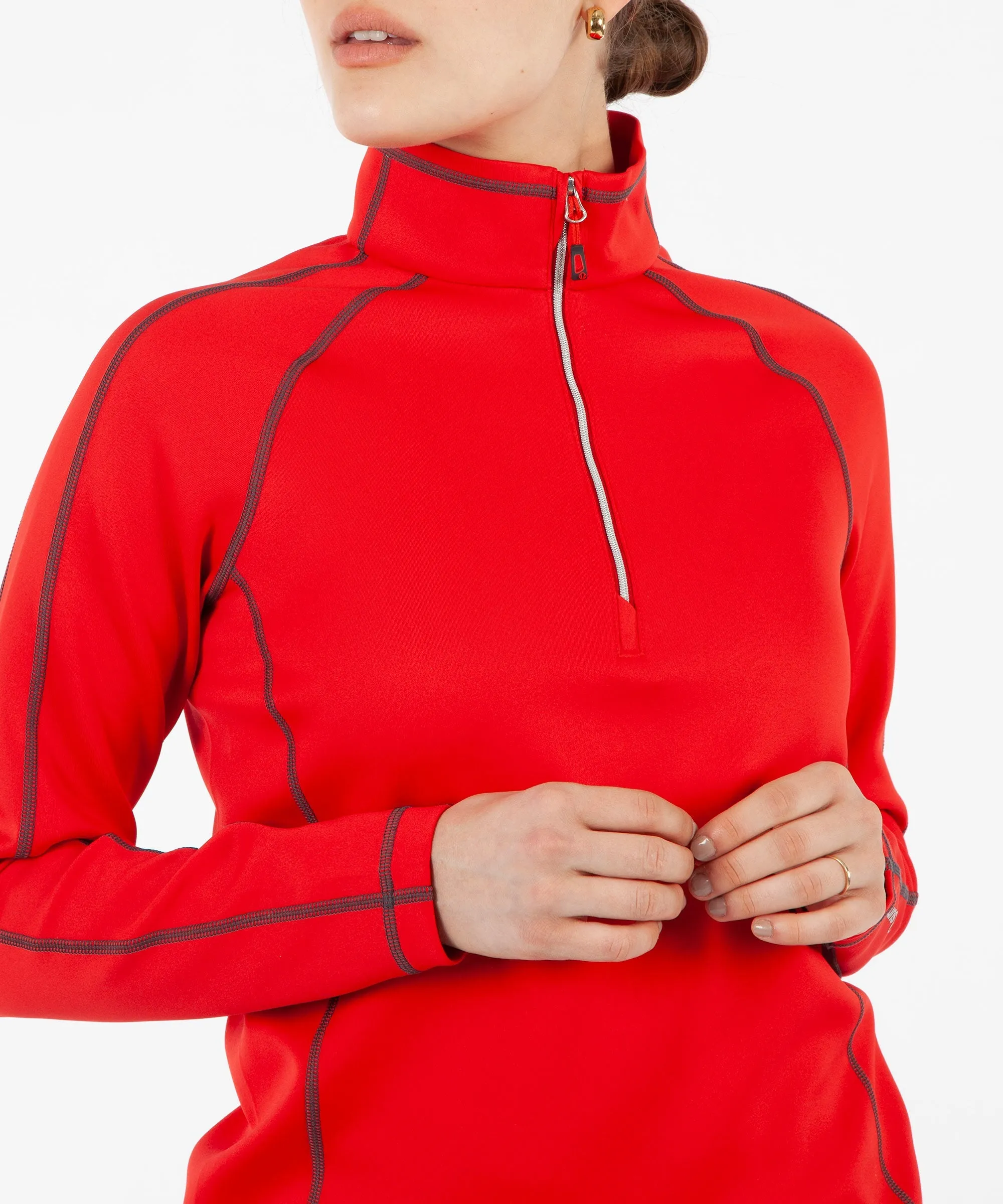 Women's Maddy Lightweight Stretch Thermal Half-Zip Pullover