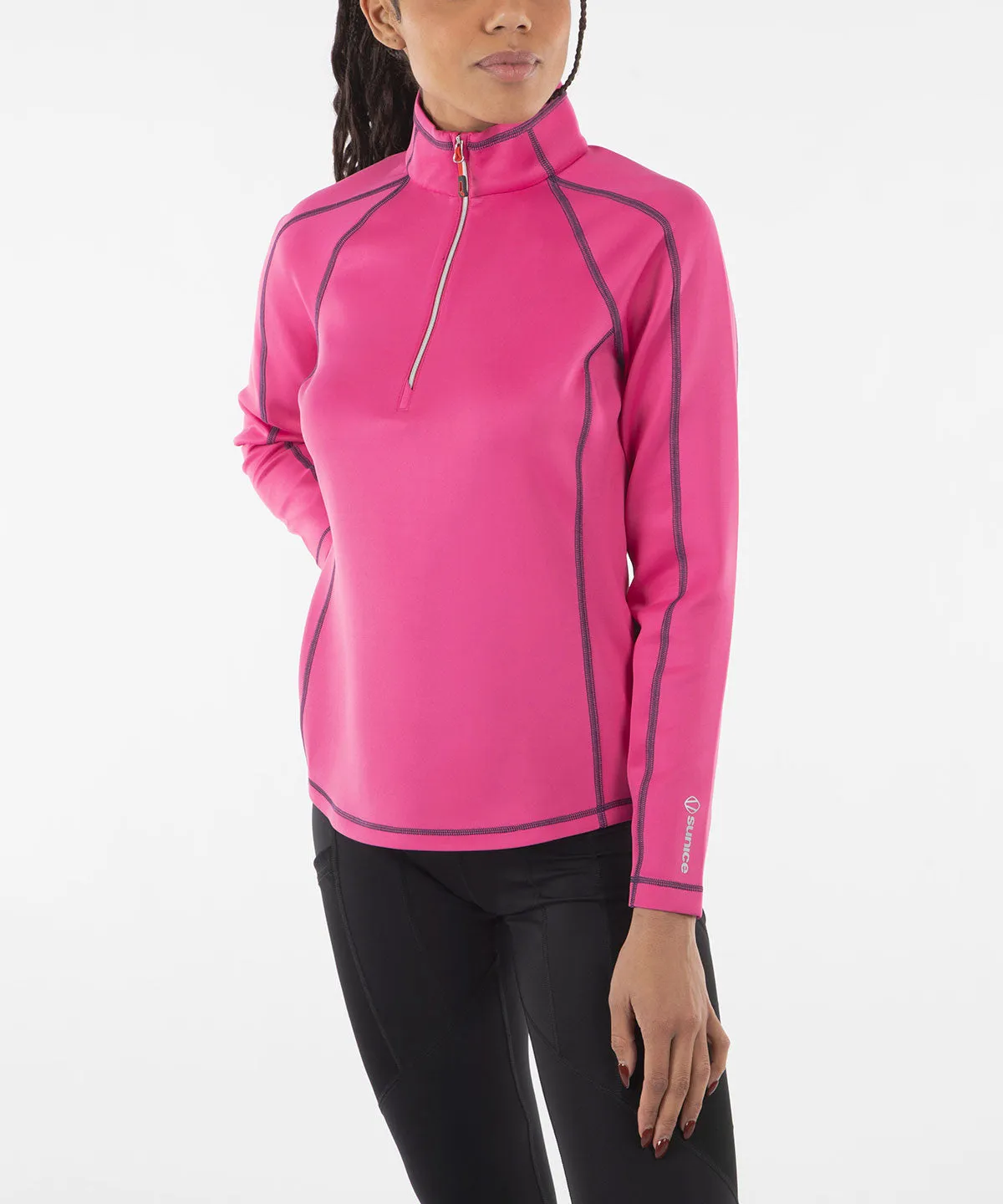 Women's Maddy Lightweight Stretch Thermal Half-Zip Pullover