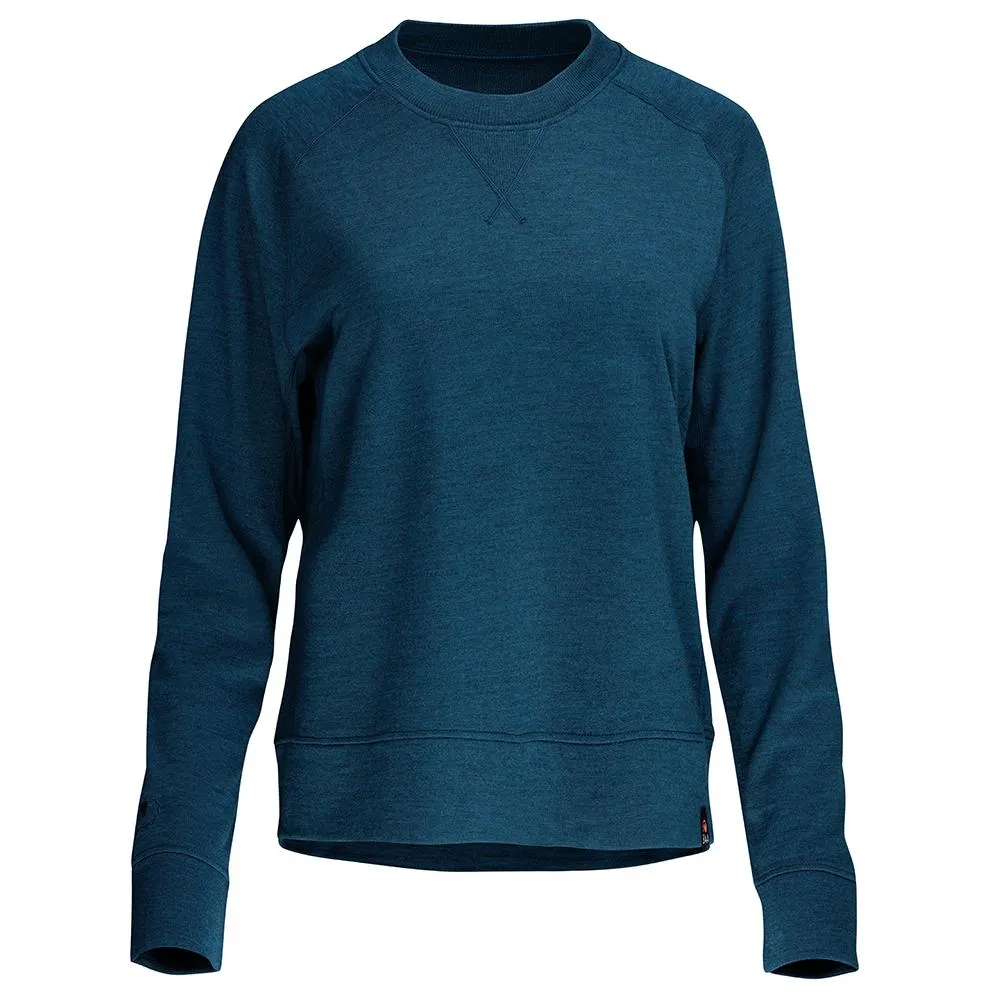 Womens Merino 260 Lounge Sweatshirt (Petrol)